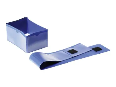 Durable Palettenfußbanderole - 145 x 75 mm - dunkelblau (Packung mit 50) 172407