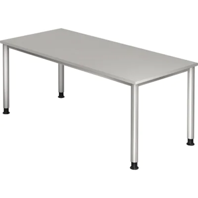 Hammerbacher höhenverstellbarer Schreibtisch VHS19/5/S lichtgrau