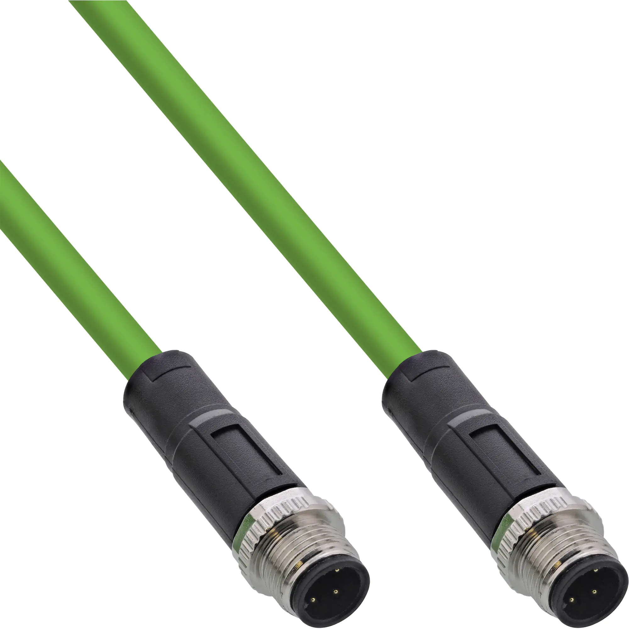 InLine Industrie Netzwerkkabel - M12 4-pin D-kodiert Stecker/Stecker - PUR - 15m InLine Industrie Netzwerkkabel - M12 4-pin D-kodiert Stecker/Stecker - PUR - 15m