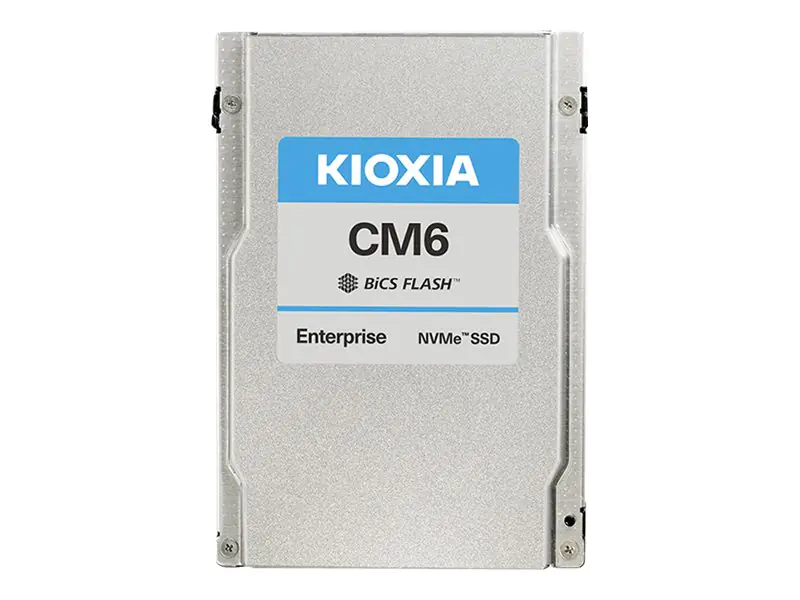 Kioxia CM6-V Series KCM61VUL6T40 - SSD - Enterprise, Mixed Use - 6400 GB - intern - 2.5" (6.4 cm)