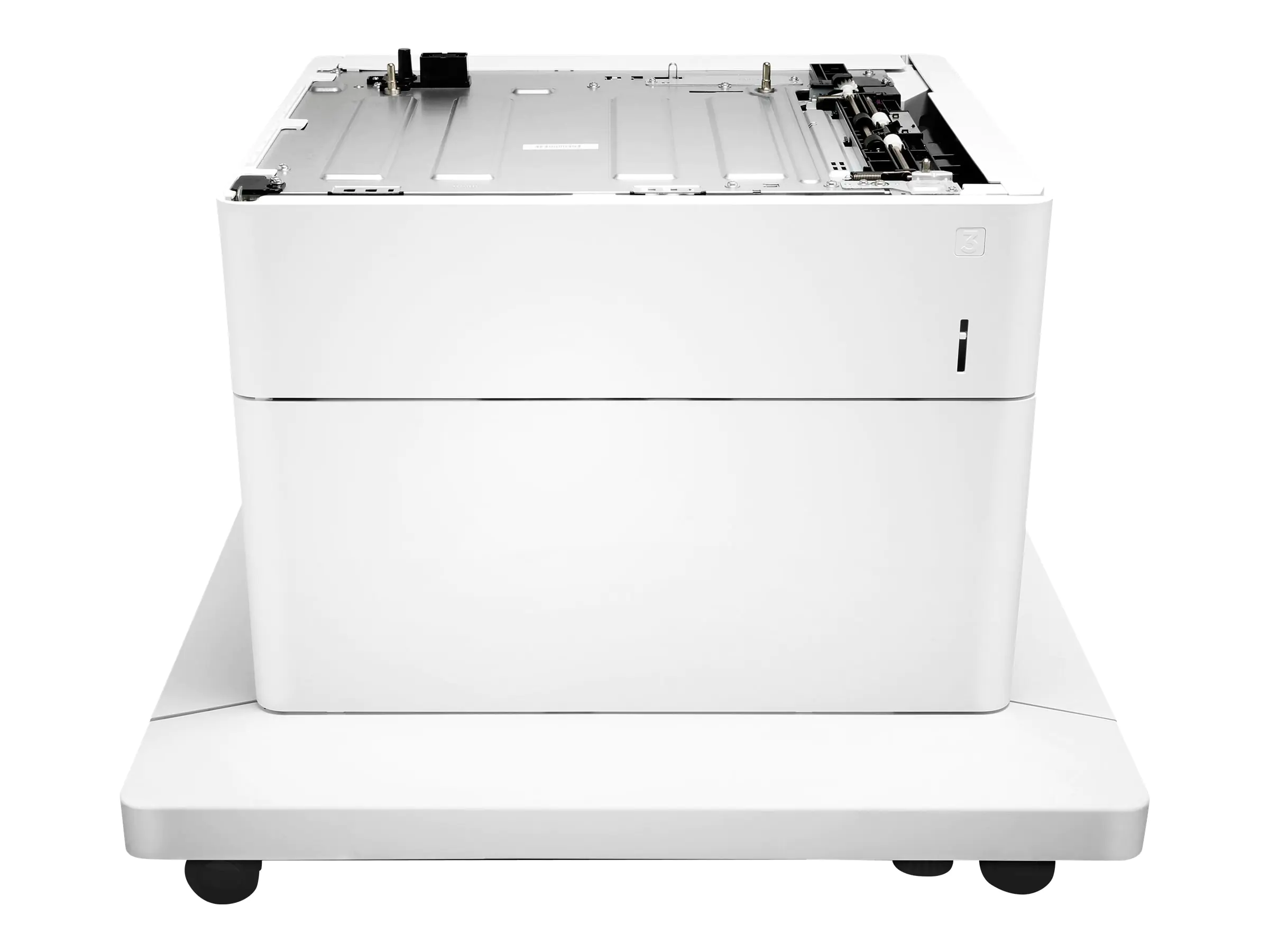 HP Papiereinzug und Ständer - Druckerbasis mit Medienzuführung - 550 Blätter in 1 Schubladen (Trays) - für Color LaserJet Managed E65150, E65160; Color LaserJet Managed Flow MFP E67660