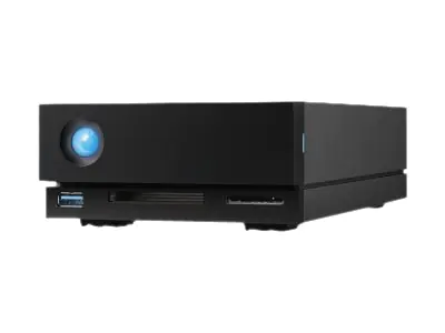 LaCie 1big Dock STHS10000800 - Festplatten-Array - 10 TB - 1 Schächte (SATA-600) - HDD 10 TB x 1 - Thunderbolt 3, USB 3.1 (extern) - mit 5 Jahre Servicevertrag für Datenwiederherstellung