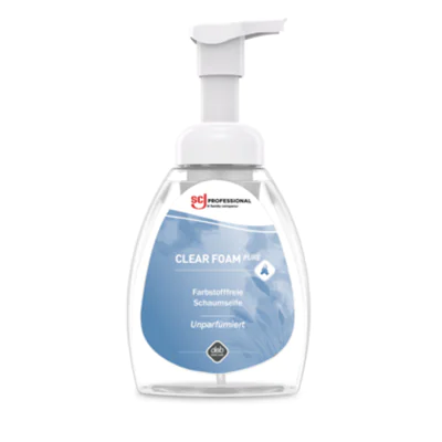 SC Johnson PROFESSIONAL Schaumseife Clear Foam PURE dermatologisch getestet 5,5-6,5 Bakterien Pumpflasche Kunststoff 0,25l SC Johnson PROFESSIONAL Schaumseife Clear Foam PURE dermatologisch getestet 5,5-6,5 Bakterien Pumpflasche Kunststoff 0,25l