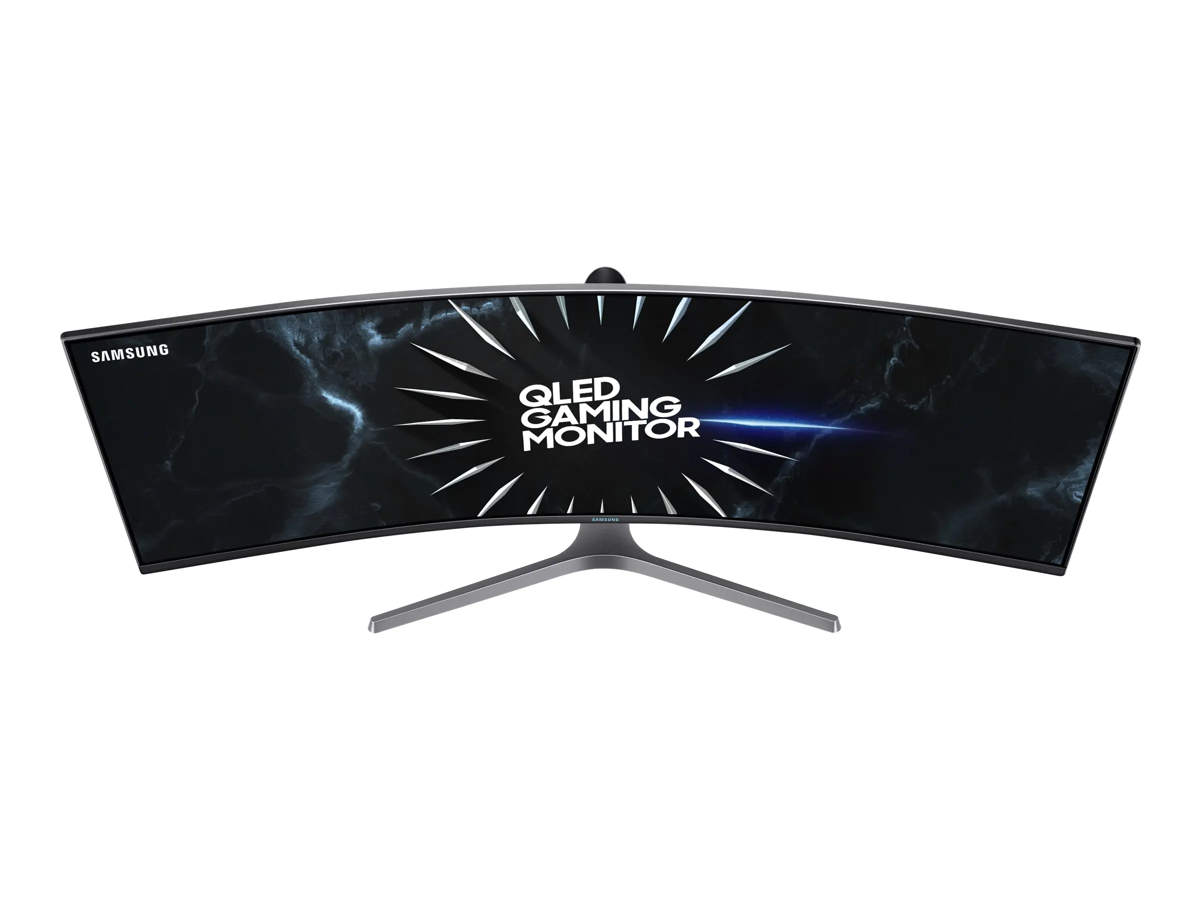 Samsung Odyssey G9 C49RG94SSR - CRG9 Series - QLED-Monitor - gebogen - 124.2 cm (49") - 5120 x 1440 Dual Quad HD @ 120 Hz - VA - 600 cd/m² - 3000:1 - DisplayHDR 1000 - 4 ms - HDMI, DisplayPort - dunkelgrau/blau