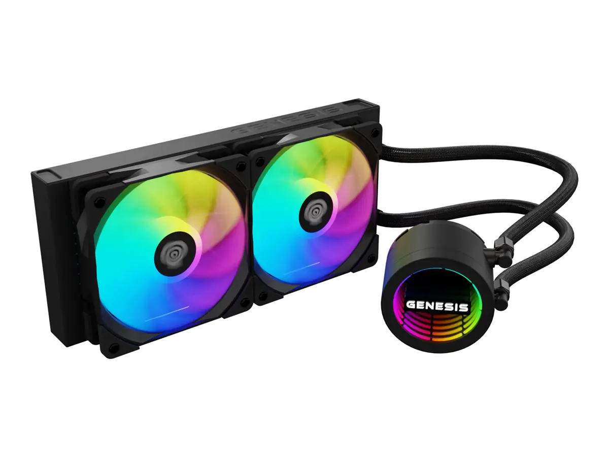 natec AiO CPU Wasserkühlung Hydria 240 schwarz ARGB