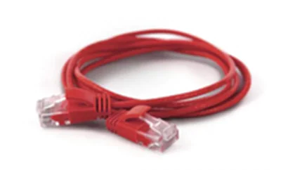 WANTEC 7269 - 0,25 m - Cat6a - U/UTP (UTP) - RJ-45 - RJ-45 - Rot