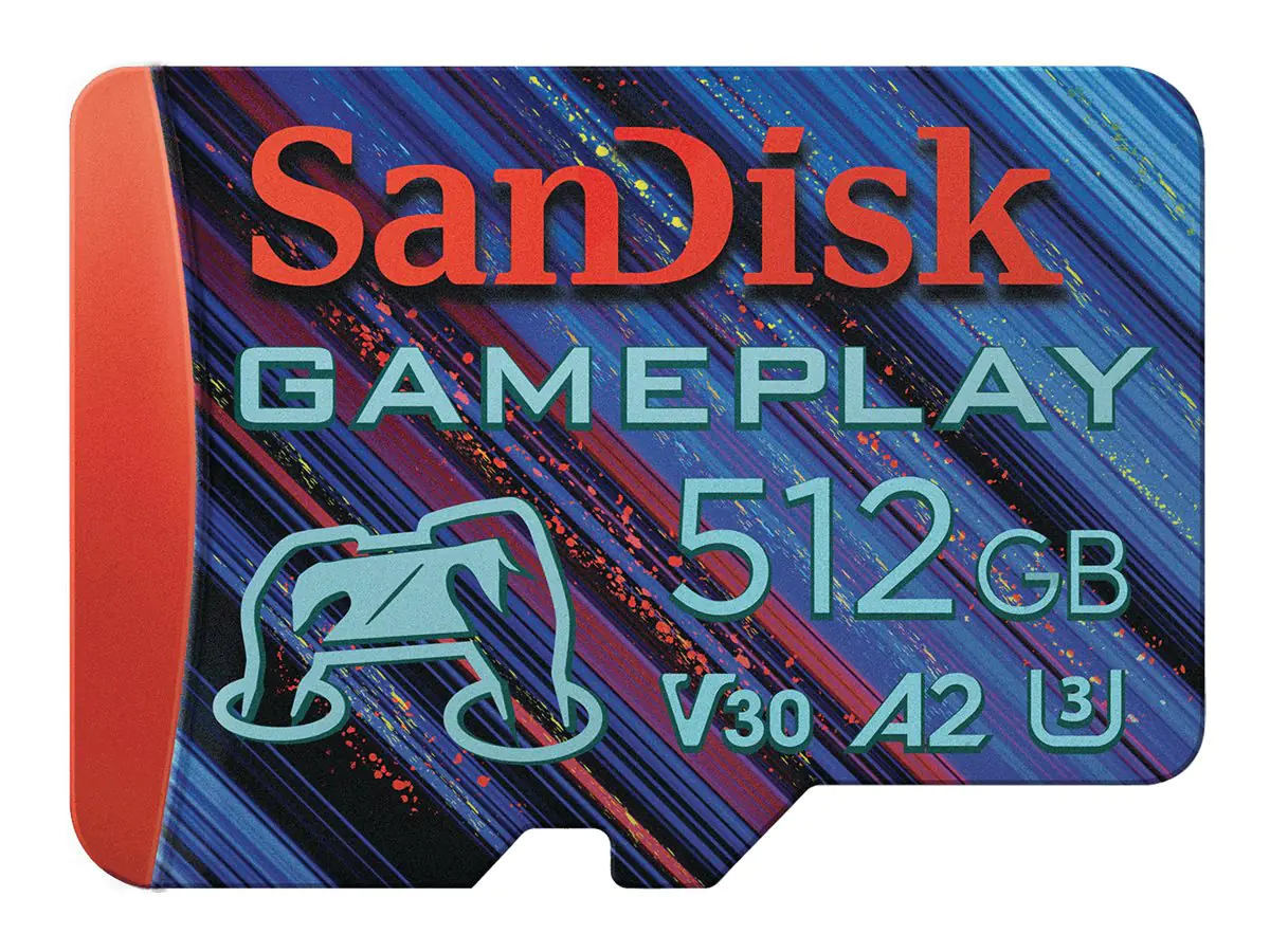 SanDisk GamePlay - Flash-Speicherkarte - 512 GB - A2 / Video Class V30 / UHS-I U3 - microSDXC UHS-I SanDisk GamePlay - Flash-Speicherkarte - 512 GB - A2 / Video Class V30 / UHS-I U3 - microSDXC UHS-I
