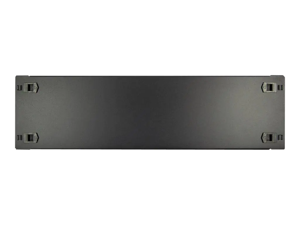 Inter-Tech - Blindplatte - Schwarz, RAL 9005 - 3U - 48.3 cm (19")