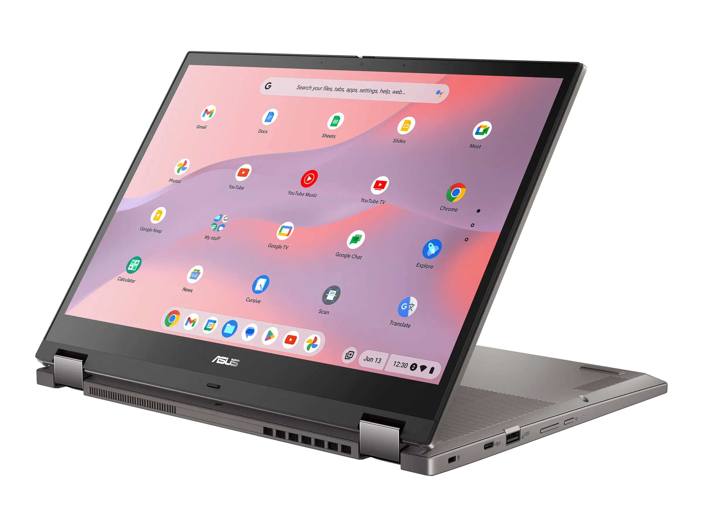 ASUS Chromebook CM34 Flip CM3401FFA-LZ0093 - Flip-Design - AMD Ryzen 5 7520C - Chrome OS - Radeon 610M - 16 GB RAM - 512 GB SSD NVMe - 35.6 cm (14") Touchscreen 1920 x 1200 - Wi-Fi 6, Bluetooth - Zink - kbd: QWERTZ