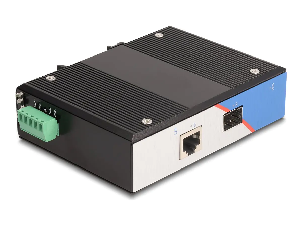 Delock Medienkonverter - 1GbE - 10/100/1000Base-T - RJ-45 / SFP (mini-GBIC) 88014