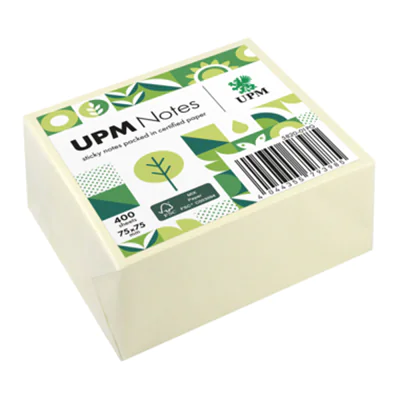 UPM Notes Haftnotiz 75 x 75 mm (B x H) gelb 400 Bl. UPM Notes Haftnotiz 75 x 75 mm (B x H) gelb 400 Bl.