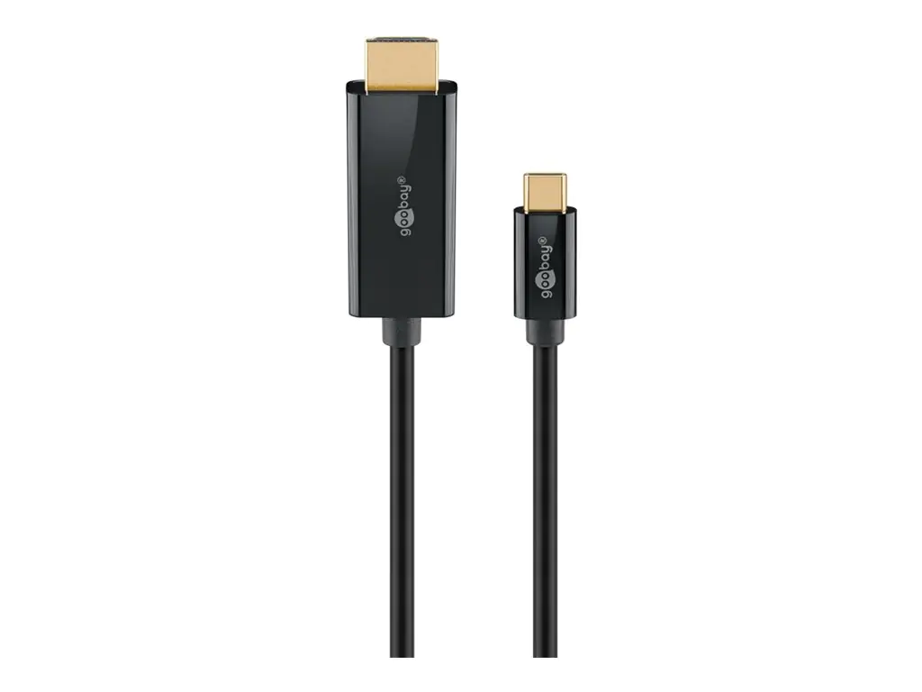 Goobay 75696 - Adapterkabel USB C> HDMI 4K 60 Hz - Kabel - Digital/Daten