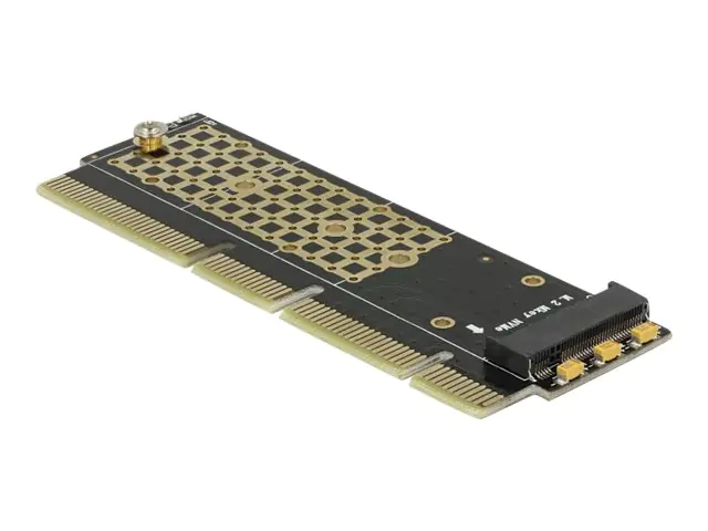 Delock PCI Express x16 (x4 / x8) Card to 1 x NVMe M.2 Key M for Server - Speicher-Controller - 1 Sender/Kanal - M.2 Card - PCIe 3.0 x16 Delock PCI Express x16 (x4 / x8) Card to 1 x NVMe M.2 Key M for Server - Speicher-Controller - 1 Sender/Kanal - M.2 Card - PCIe 3.0 x16