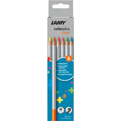 Lamy Farbstift colorplus neon farbig sortiert 6 St./Pack. Lamy Farbstift colorplus neon farbig sortiert 6 St./Pack.