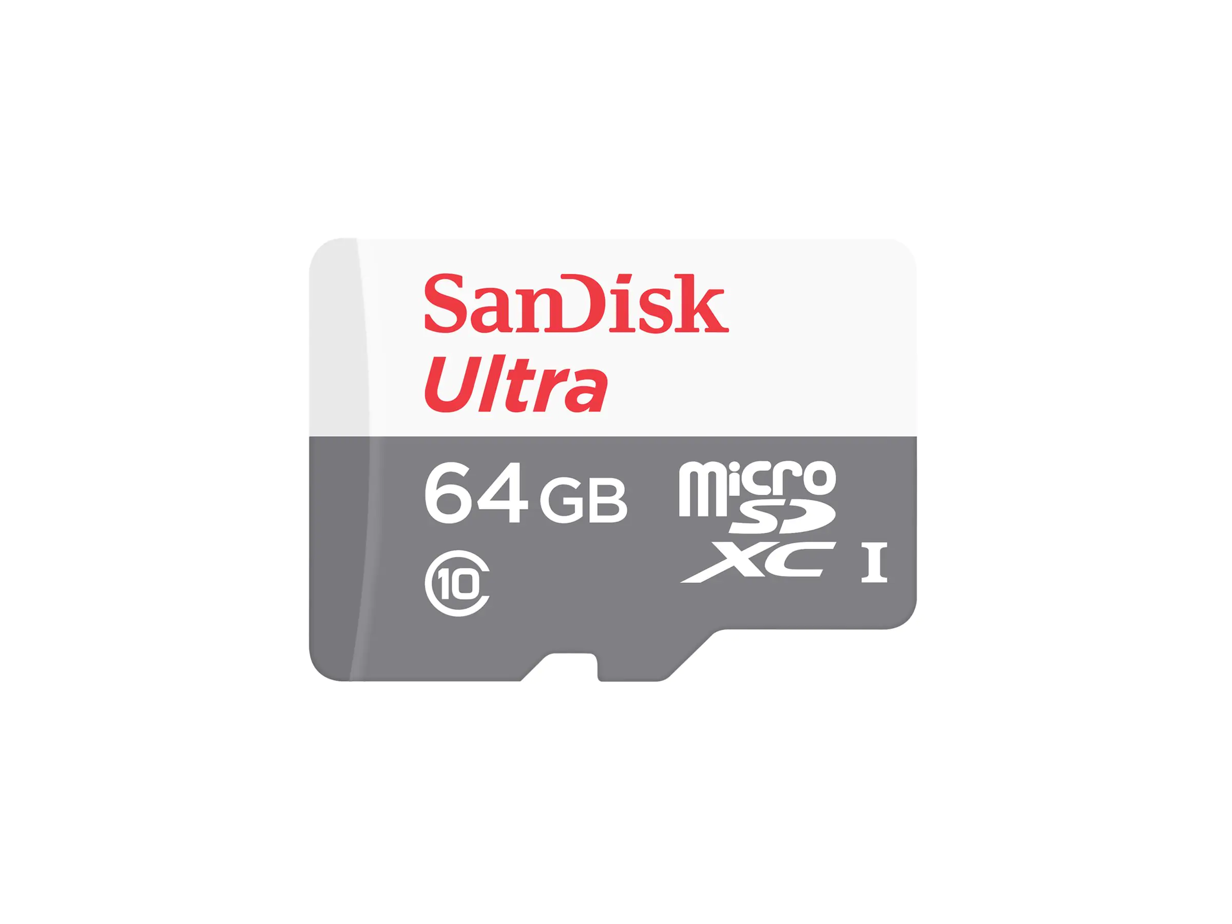 SanDisk Ultra - Flash-Speicherkarte (microSDHC/SD-Adapter inbegriffen) - 64 GB - Class 10 - microSDXC UHS-I
