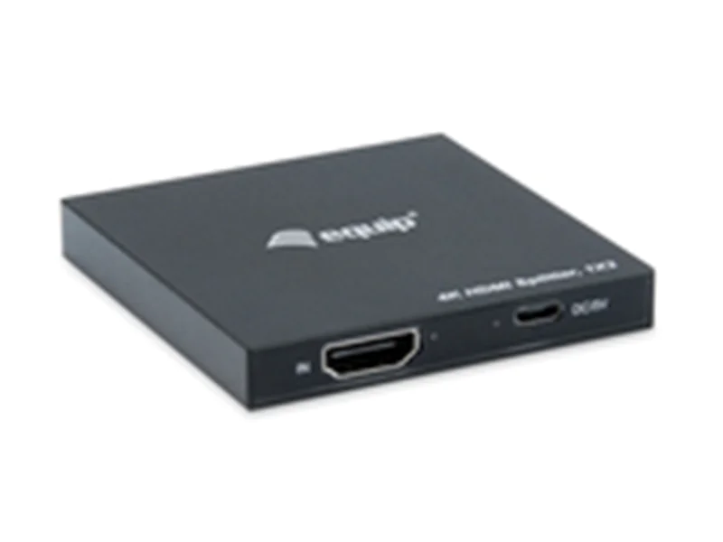 Equip 332715, HDMI, 2x HDMI, 3840 x 2160 Pixel, Schwarz, Aluminium, 4K Ultra HD