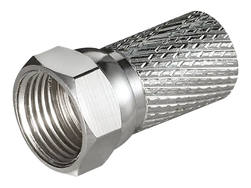 goobay - RF-Koaxialanschluss - F-Stecker (M)