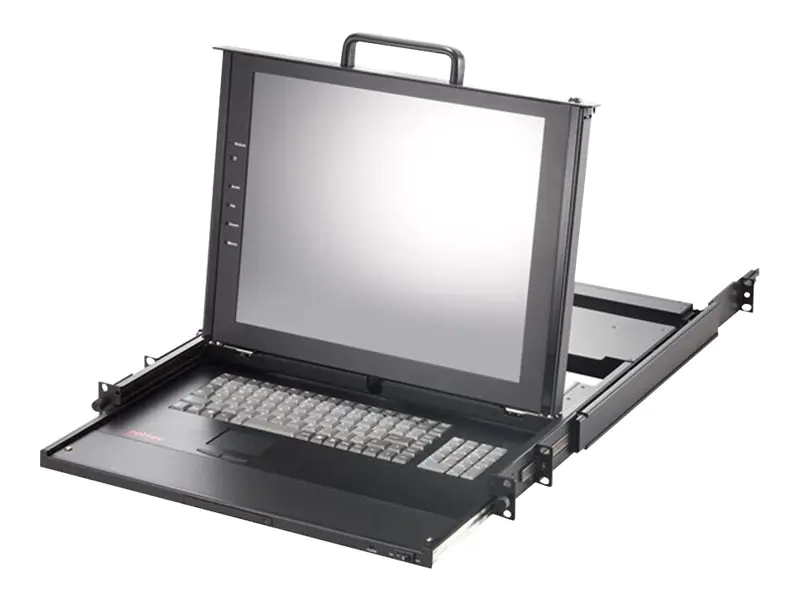 Schwarz Roline 17" KVM-Konsole Secomp KVM-Konsole