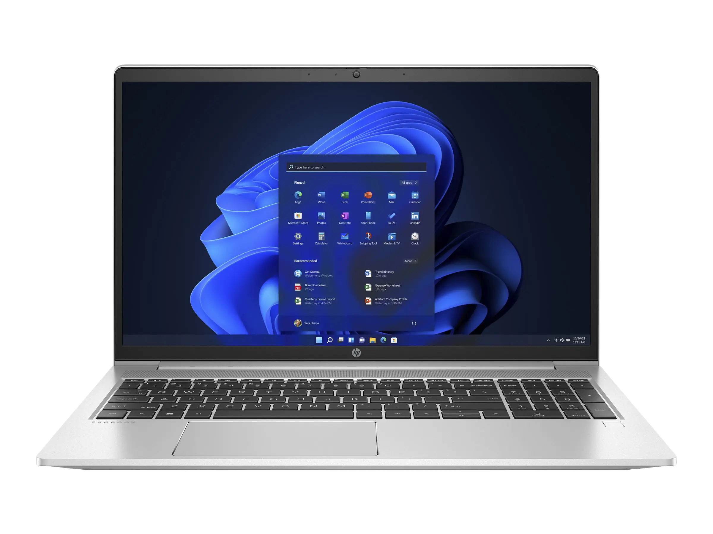 HP ProBook 450 G10 Notebook - 177?-Scharnierdesign - Intel Core i5 1335U / 1.3 GHz - Win 11 Pro - Intel Iris Xe Grafikkarte - 8 GB RAM - 256 GB SSD NVMe - 39.6 cm (15.6") IPS 1920 x 1080 (Full HD) - Wi-Fi 6E, Bluetooth - Pike Silver Aluminium - kbd: Deuts