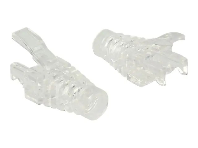 Delock - Netzwerk-Cable-Boots - durchsichtig (Packung mit 20)
