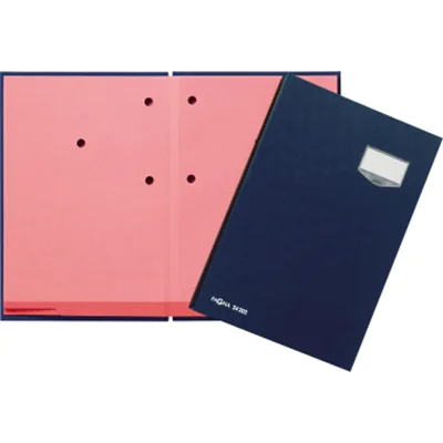 PAGNA Unterschriftenmappe de Luxe 24202-02 20Fächer Pappe blau PAGNA Unterschriftenmappe de Luxe 24202-02 20Fächer Pappe blau