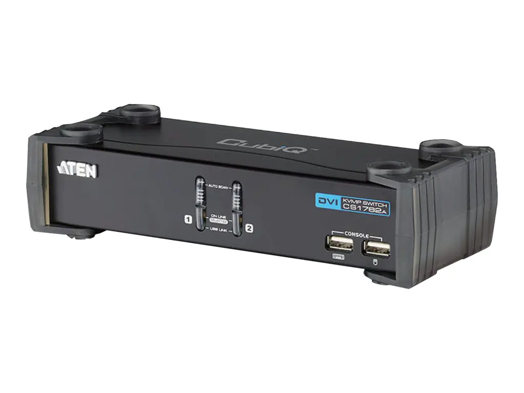 ATEN CubiQ CS1762A - KVM-/Audio-Switch - 2 x KVM/Audio - 1 lokaler Benutzer - Desktop ATEN CubiQ CS1762A - KVM-/Audio-Switch - 2 x KVM/Audio - 1 lokaler Benutzer - Desktop