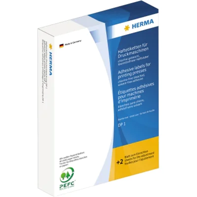 HERMA Etik. - Druckmasch. DP1 weiß Papier 5000 St. - Etiketten/Beschriftungsbänder - 75 g/m² 2920