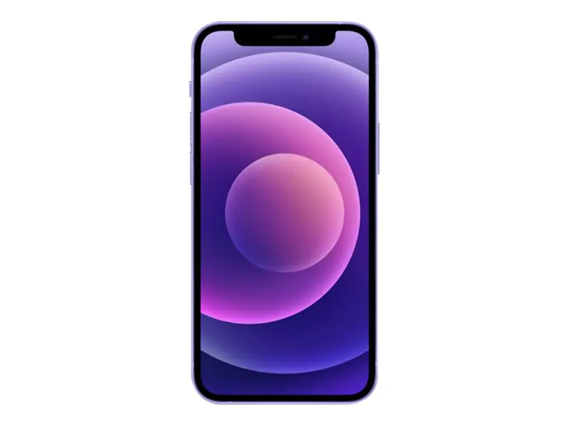 Apple iPhone 12 mini - 5G Smartphone - Dual-SIM / Interner Speicher 64 GB - OLED-Display - 5.4" - 2340 x 1080 Pixel - 2 x Rückkamera 12 MP, 12 MP - front camera 12 MP - lila