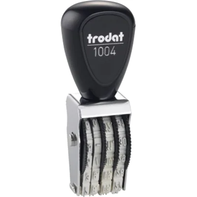 trodat Datumstempel Classic 54112 12x3mm silber trodat Datumstempel Classic 54112 12x3mm silber