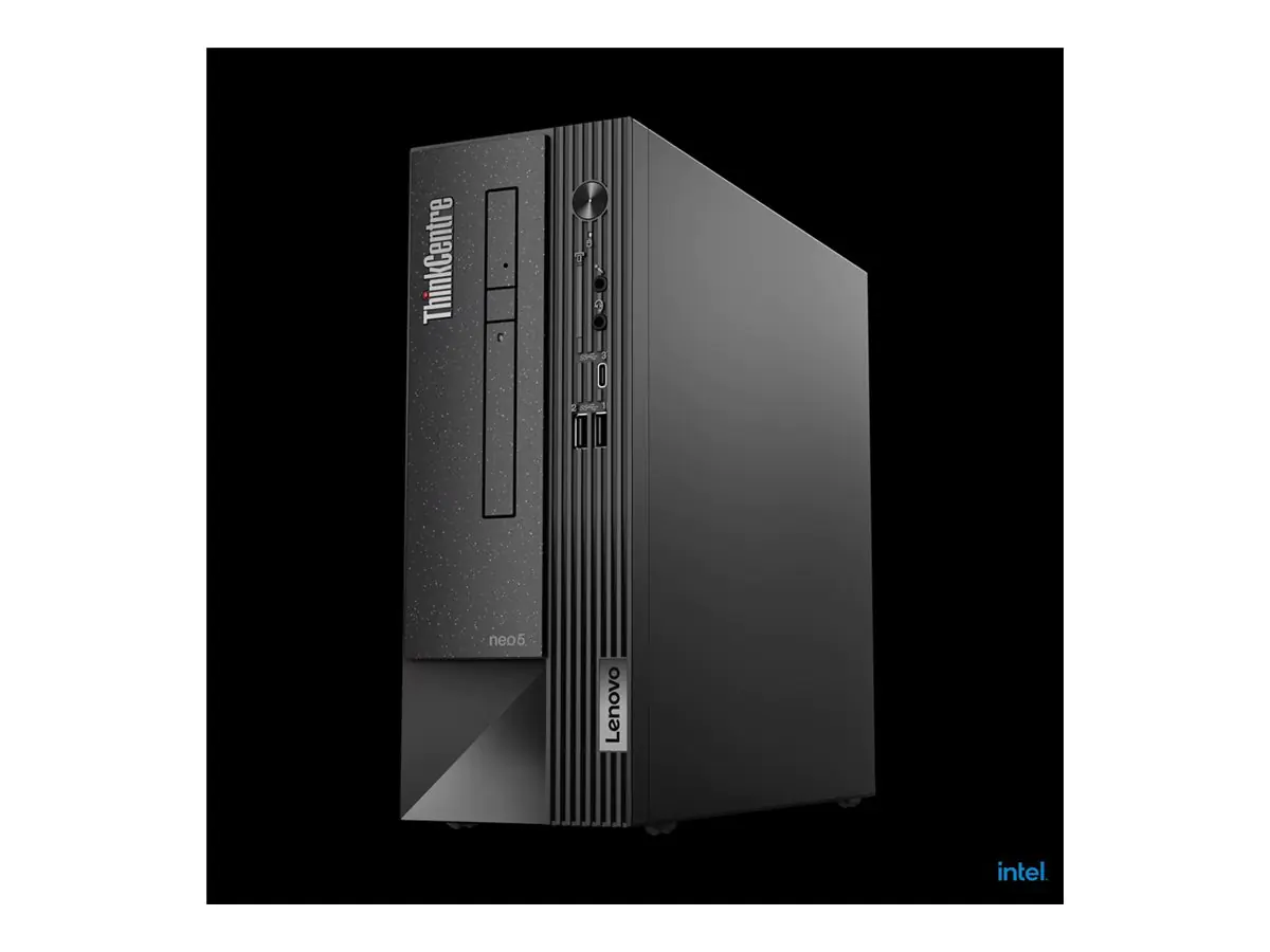 Lenovo ThinkCentre neo 50s Gen 4 12JH - SFF - Core i5 13400 / 2.5 GHz - RAM 16 GB - SSD 512 GB - TCG Opal Encryption 2, NVMe - UHD Graphics 730 - 1GbE - Win 11 Pro - Monitor: keiner - Tastatur: Deutsch - Raven Black - Lenovo TopSeller - mit 1 Jahr Le