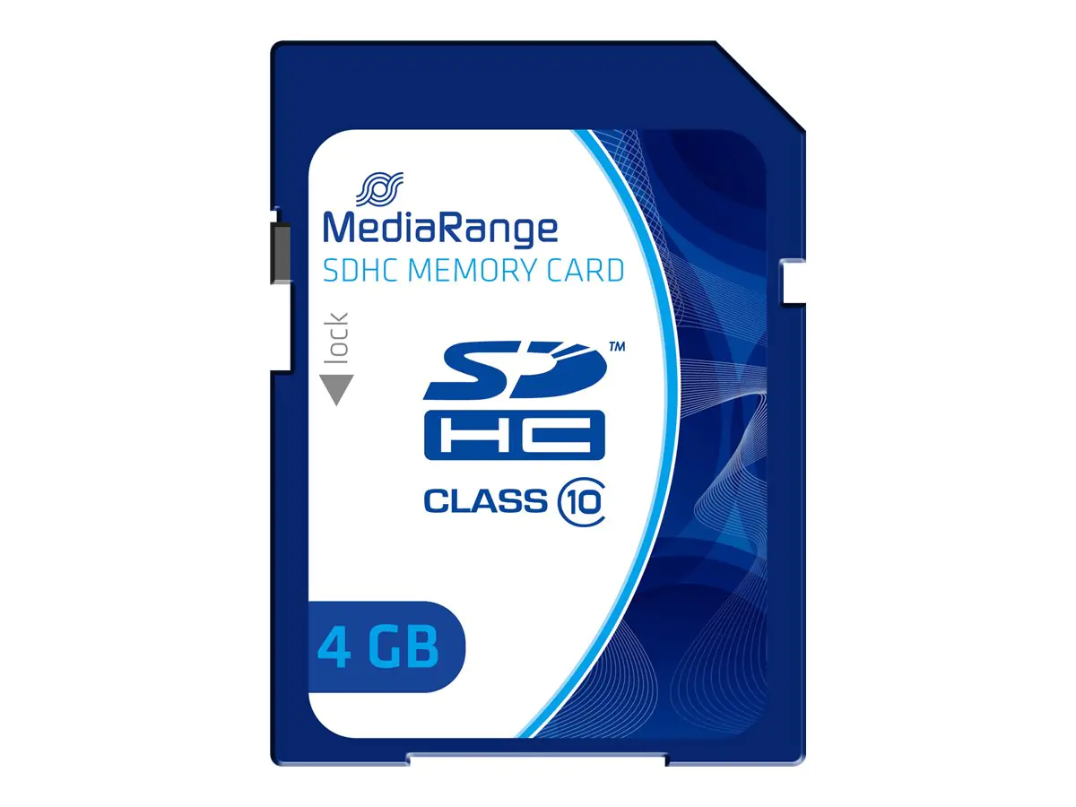 MEDIARANGE Flash-Speicherkarte - 4 GB - Class MR961