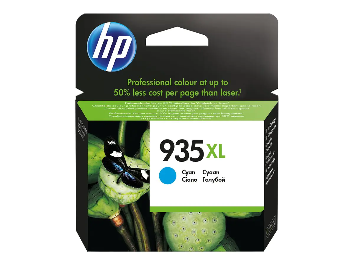 HP 935XL - Hohe Ergiebigkeit - Cyan - Original - Tintenpatrone - für Officejet 6812, 6815, 6820; Officejet Pro 6230, 6230 ePrinter, 6830, 6835