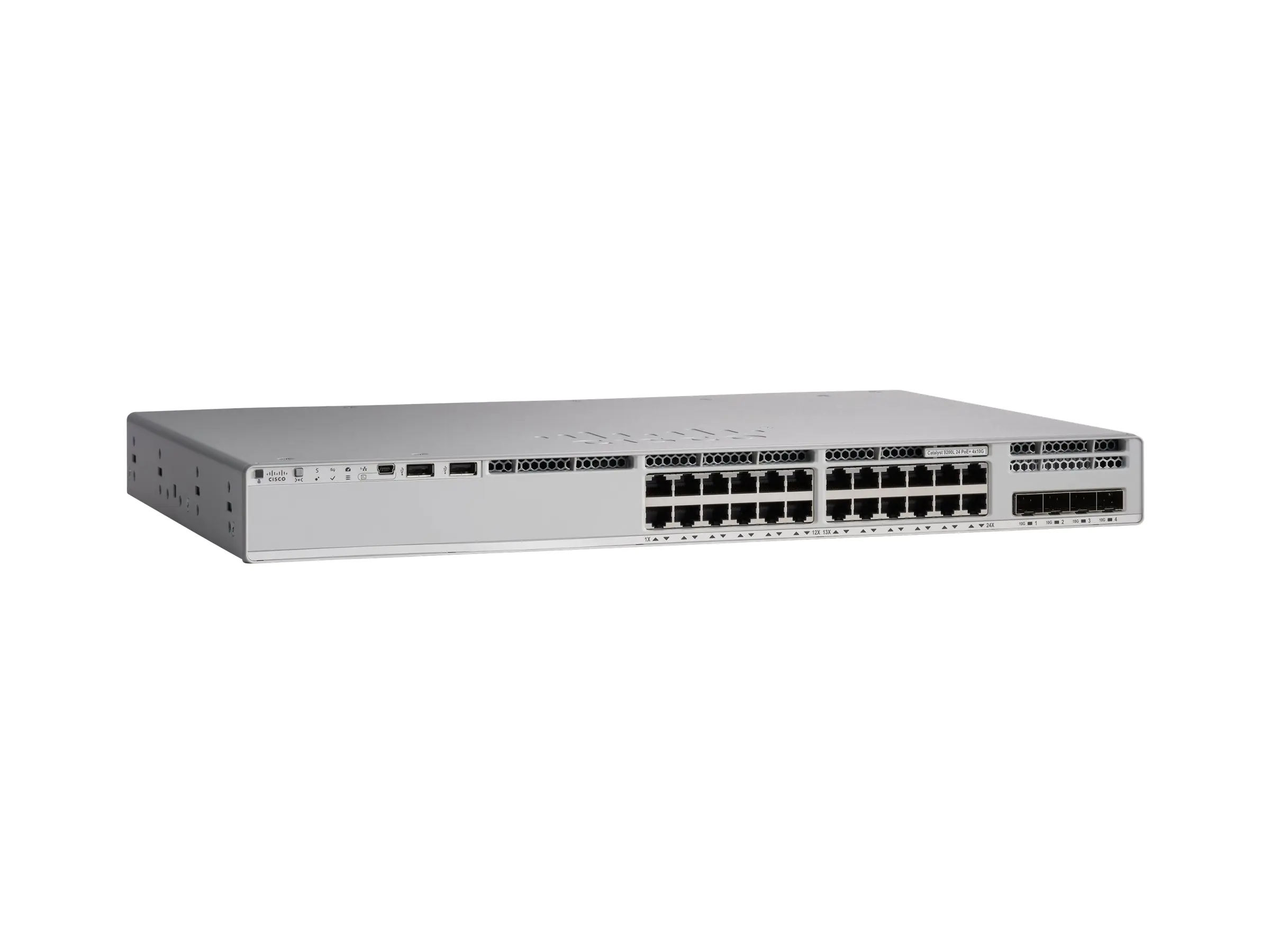 Cisco Catalyst 9200L - Network Essentials - Switch - L3 - 24 x 10/100/1000 (PoE+) C9200L-24P-4X-E