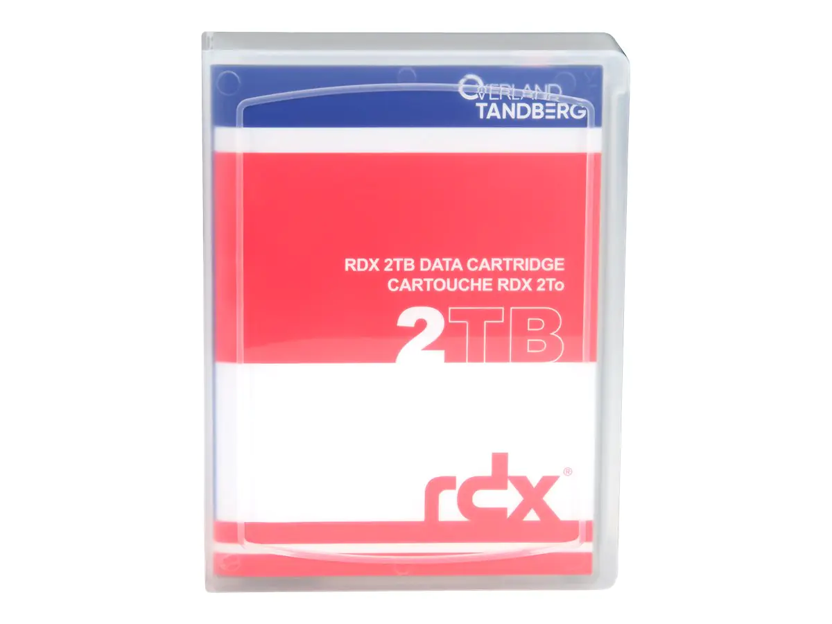 Overland-Tandberg - RDX HDD Kartusche - 2 TB - mit 3 Jahre Fortschrittlicher Austauschservice - für P/N: 8636-RDX, 8782-RDX, 8785-RDX, 8813-RDX