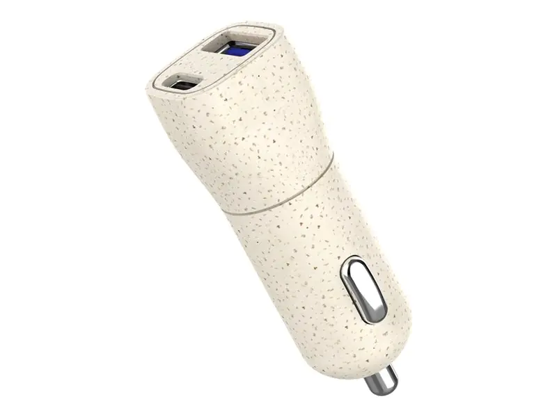 BIOnd PD-Auto USB-C und USB-A - Auto Ladegerät| Creme - PC-/Server Netzteil - 38 W BIO-CC-38W