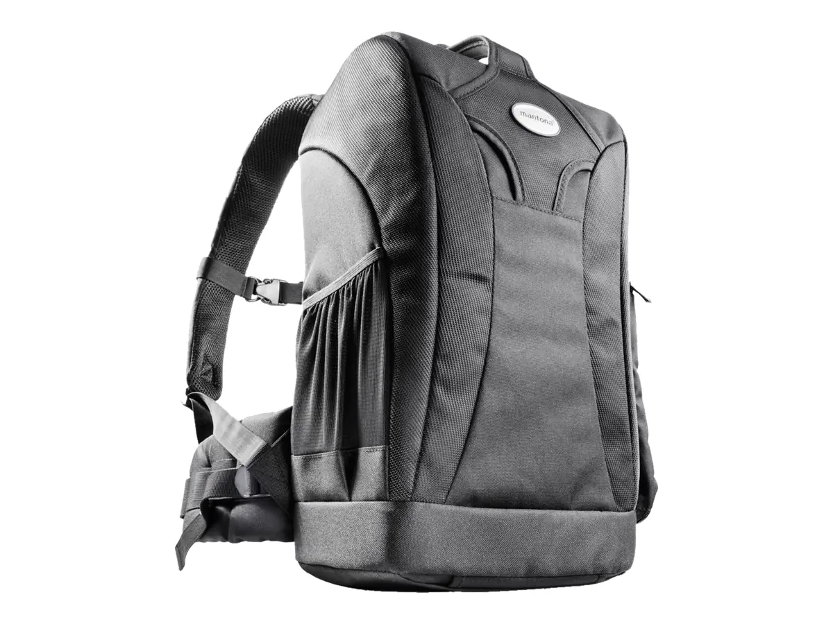 Mantona Trekking - Rucksack für Kamera - Polyestermischgewebe - Schwarz