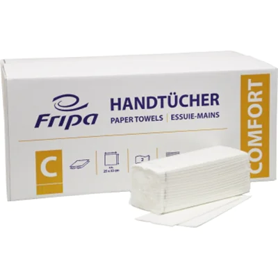 Fripa Comfort Handtücher 4342100 4342100 25x33 ws 24x128 Bl./Pack Fripa Comfort Handtücher 4342100 4342100 25x33 ws 24x128 Bl./Pack