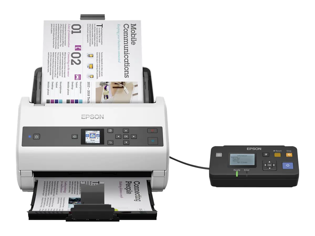 Epson WorkForce DS-870N - Dokumentenscanner - Kontaktbildsensor (CIS)