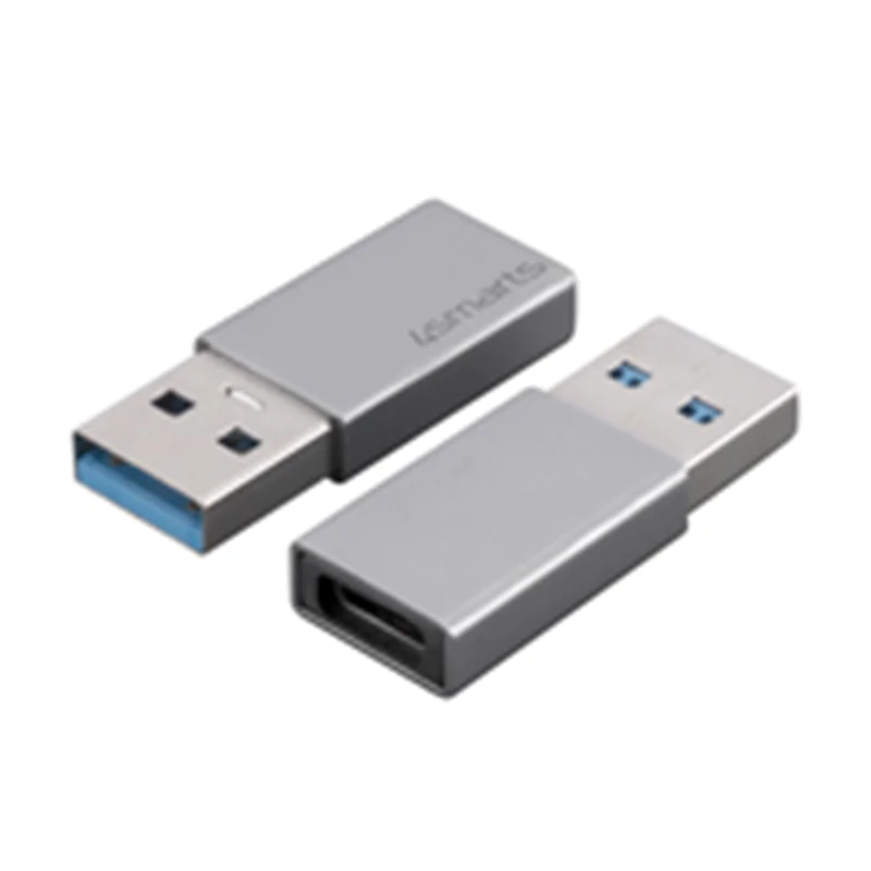 4smarts 540275, USB Typ-A, USB Typ-C, Männlich, Grau, Passiv, 5 Gbit/s