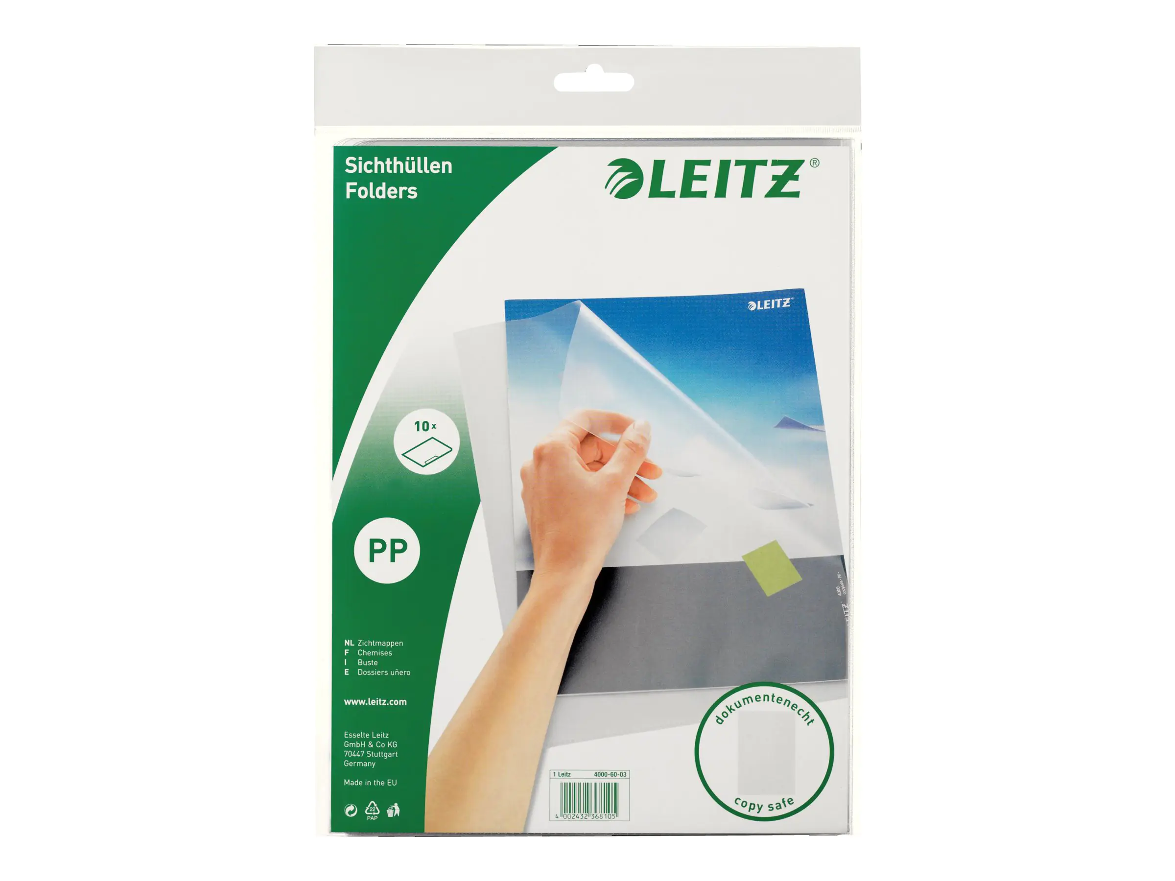 Leitz Sichthülle 40006003 DIN A4 transparent 10 St./Pack.