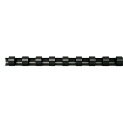 Fellowes Plastikbinderücken COMB 5346507 12mm schwarz 100 St./Pack.