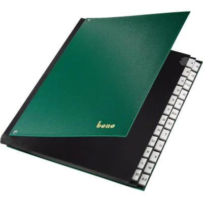 Bene Pultordner A-Z 75116GN PP grün Bene Pultordner A-Z 75116GN PP grün