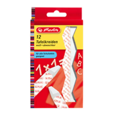 Herlitz Tafelkreide 8648107 weiß 12 St./Pack.