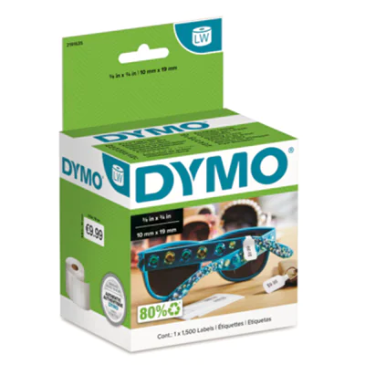 DYMO® Auszeichnungsetikett LabelWriterT 54 x 11 mm (B x H) Kunststoff weiß 1.500 Etik./Rl. 1.500 Etik./Pack.
