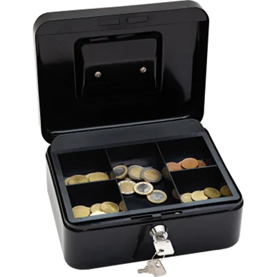 WEDO Geldkassette 145221X 20x16x9cm Größe 2 schwarz