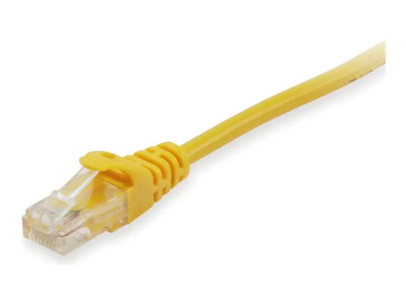 equip - Patch-Kabel - RJ-45 (M) zu RJ-45 (M) - 1.5 m - U/UTP, nicht abgeschirmt - CAT 6 - geschirmt, geformt - Gelb