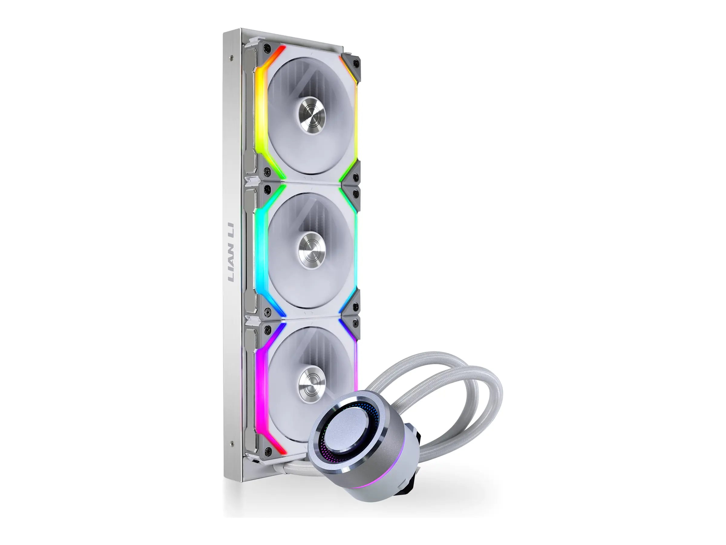 Lian Li Galahad AIO 360 White- UNI FAN SL120 Edition - GA360SLA