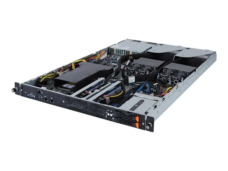 Gigabyte G182-C20 (rev. 100) - Server - Rack-Montage - 1U - 1-Weg - keine CPU - RAM 0 GB - SATA - Hot-Swap 6.4 cm (2.5") 6NG182C20MR-00