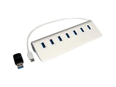 Exsys Ex 1137 - Hub - 7 x SuperSpeed USB 3.0 - Desktop