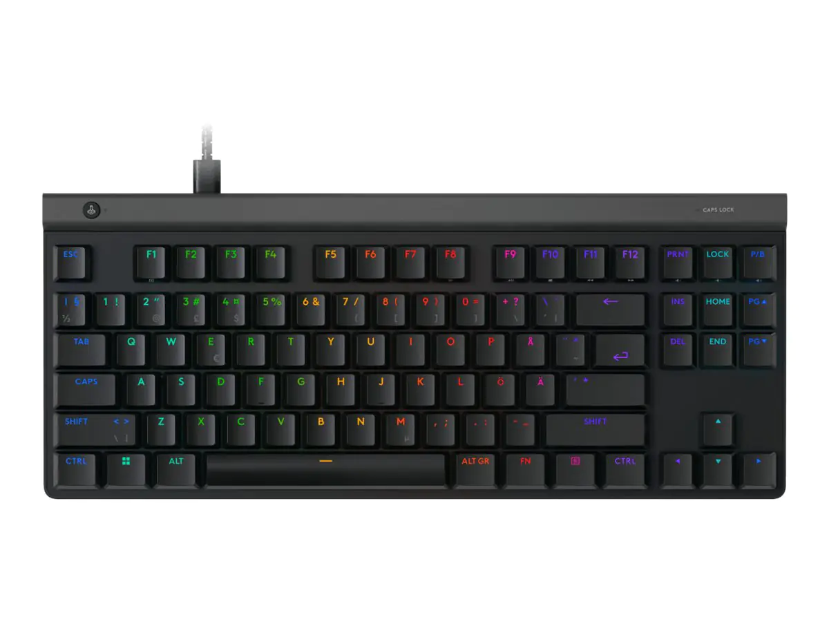 Logitech G G515 - Tastatur - TKL - Hintergrundbeleuchtung - USB - QWERTY - Nordisch (